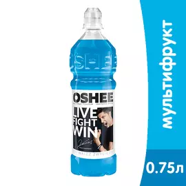 Изотонический напиток Oshee мультифрукт 0,75 литра, пэт, 6 шт в уп.