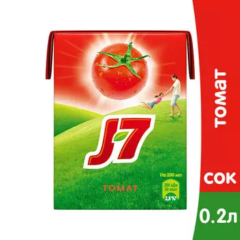 J7 / Джей Севен Томат 0,2л (27шт.)
