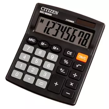 Калькулятор настольный Citizen SDC805NR 8 разрядов
