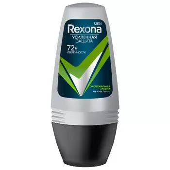 Дезодорант шариковый Rexona Men усиленная защита мужской 50 мл