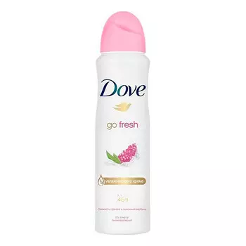 Дезодорант спрей Dove go fresh пробуждение чувств с ароматом граната и лимонной вербены женский 150 мл