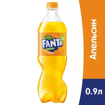 Fanta / Фанта 0.9 литр, пэт, 12 шт. в уп.