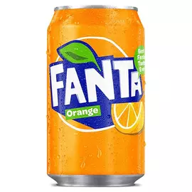Fanta / Фанта Orange импорт 0.33 литра, ж/б, 24 шт. в уп.