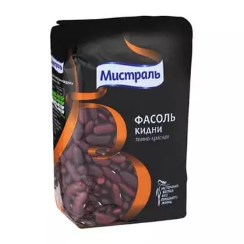 Фасоль Мистраль темно-красная кидни 450 гр