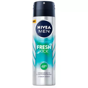 Дезодорант спрей Nivea Fresh Kick эффект свежести мужской 150 мл