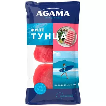 Филе тунца Agama свежемороженое 400 гр