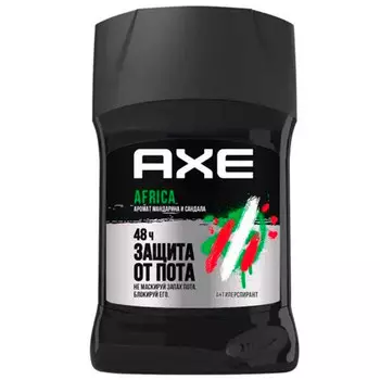 Дезодорант стик Axe Africa аромат мандарина и сандала мужской 50 мл