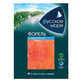 Форель Русское море слабосоленая филе ломтики 120 гр