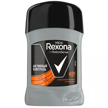 Дезодорант стик Rexona Men Активный контроль с антибактериальным эффектом мужской 50 мл