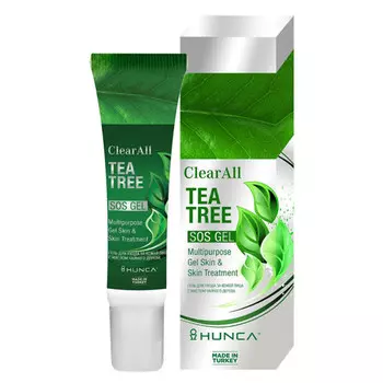 Гель для лица Hunca Clear All SOS Gel с маслом чайного дерева 15 мл
