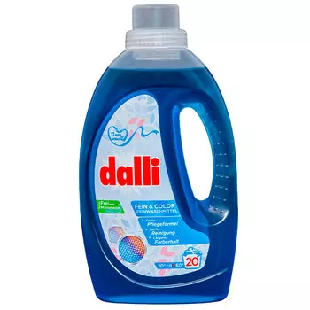 Гель для стирки Dalli Fein&Color для стирки цветных деликатных тканей 1,1 л