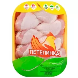 Голень цыпленка бройлера с кожей Петелинка охлажденная 0,6-1,2 кг