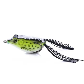 Приманка Topwater Frog Crankbait Снасти Crank Bait Bass Мягкие приманки для плавания Приманки для воблеров Рыболовные приманки(Многоцветный)