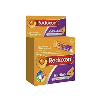 Redoxon Inmuno 4 со вкусом апельсина, 14 пакетиков