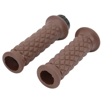 1 Pair Motorcycle Handle Grip 25mm Left Right Universal Throttle Handle Replacement for CBR600RR красный