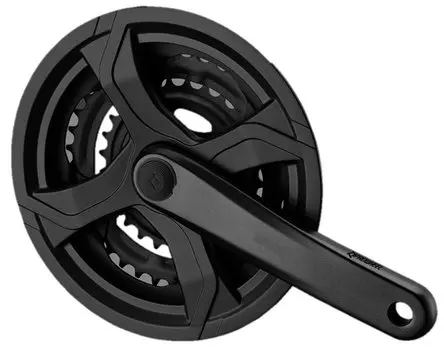 Система велосипедная Prowheel, MTB, 3x8/3x7 скоростей, 28-38-48T, 175 мм, черный, TY-CQ01