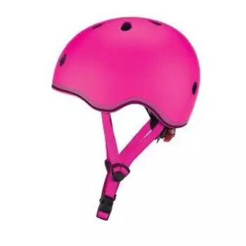 Шлем велосипедный Globber GO UP LIGHTS, детский, розовый, 506-110