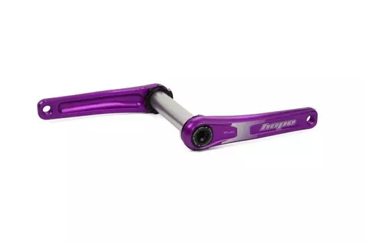 Шатуны HOPE EVO Crankset FAT, каретка 100 мм, без паука, вал 30 мм, шатуны 175 мм, фиолетовый, HCEN10075PU