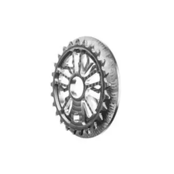 Система/звезда велосипедная TSB, SuperSport Guard sprocket, алюминий, Д16Т, серебро, 03-200105