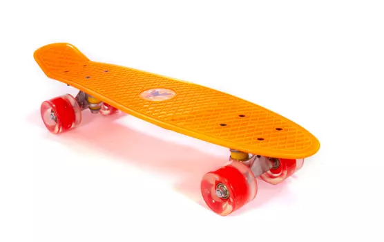 Скейтборд мини TRIX, 22" (56 см), пластик, оранжевый, SKTX001RD0OR
