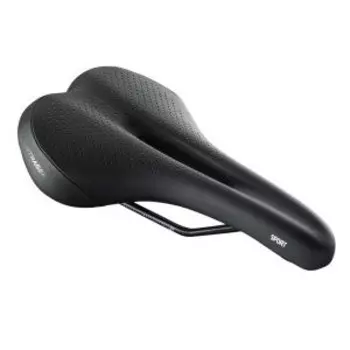 Седло велосипедное Bontrager Sport Men's, длина 275мм, ширина 163мм, черный, TCG-533016