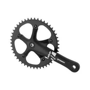 Система велосипедная Prowheel, 48T, 170 мм, Single/Fixie, черный, Solid-246T-F