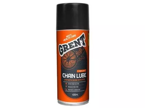 Смазка Grent PTFE Synthetic Chain Lube, аэрозоль, для цепи, с тефлоном, 400 мл. 40400