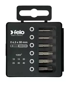 Набор Felo 03691516 бит Tx Industrial 50 мм в кейсе, 6 шт