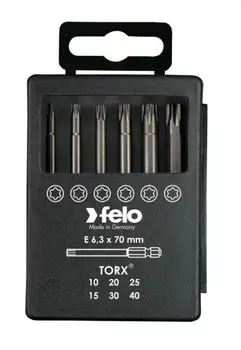 Набор Felo 03691716 бит Tx Industrial 73 мм в кейсе, 6 шт