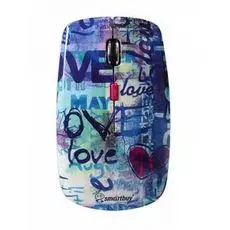 Мышь Wireless SmartBuy 327AG принт Love