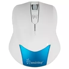 Мышь Wireless SmartBuy 356AG белая/голубая