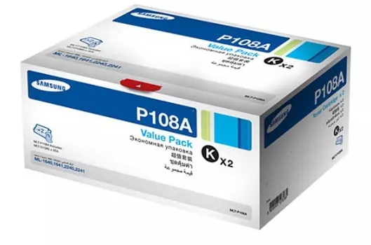 Набор картриджей Samsung MLT-P108A/SEE для ML-1640/1641/2240/2241 2 шт.