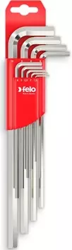Набор ключей Felo 34600911 Г-образных шестигранных удлиненных 9шт HEX 1,5-10,0мм