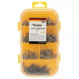 Набор KRANZ KR-01-3101-05 саморезов для ДСП 255 шт.