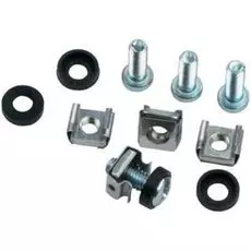 Набор NT SH-M6-100 154266 крепления оборудования, винт, гайка клетьевая, шайба, 100 шт.