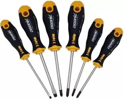 Набор отверток Felo 40010636 Ergonic 6 шт в кейсе