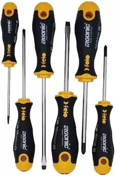 Набор отверток Felo 40020636 Ergonic 6 шт в кейсе