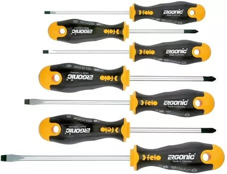 Набор отверток Felo 40096118 Ergonic 6 шт в упаковке
