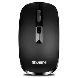Мышь Wireless Sven RX-260W SV-018160 чёрная, 2,4 GHz, 3+1кл. 800/1200/1600DPI