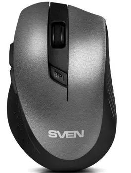 Мышь Wireless Sven RX-425W SV-014476 6 кн, 1600dpi, USB, серая
