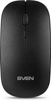 Мышь Wireless Sven RX-565SW SV-020903 тёмно-серая, 2.4GHz, бесшумн. кл., АКБ, 3+1кл. 800-1600DPI
