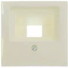Накладка ABB 1753-0-0098 BASIC 55 на розетку телефонно-компьютерную 1 пост бежевая