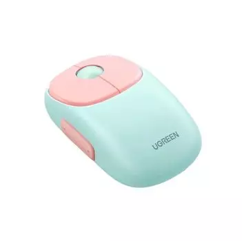 Мышь Wireless UGREEN MU102 15722_ 2.4 GHz, BT, розовая