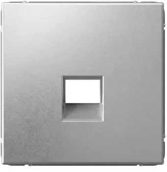 Накладка розетки компьютерной Systeme Electric GAL000384 ARTGALLERY типа Keystone, АЛЮМИНИЙ