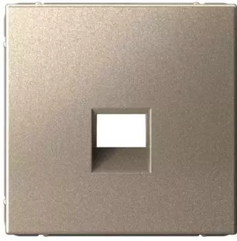 Накладка розетки компьютерной Systeme Electric GAL000584 ARTGALLERY типа Keystone, ШАМПАНЬ