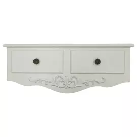 Полка настенная Glasar 2 выдвигающихся ящика 65x20x25 см
