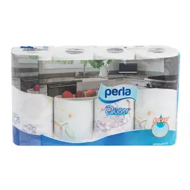 Полотенца бумажные Wepa lucca Decor 2-слойные 4 рулона