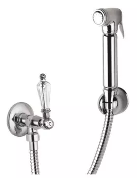 Гигиенический набор хром, ручка Swarovski Cezares Diamond DIAMOND-KS-01-Sw