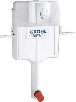 Смывной бачок скрытого монтажа с кнопкой смыва Grohe Skate Air 38895000
