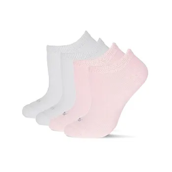 Носки с низкой посадкой для диабетиков, 2 пары MeMoi, цвет Pink White